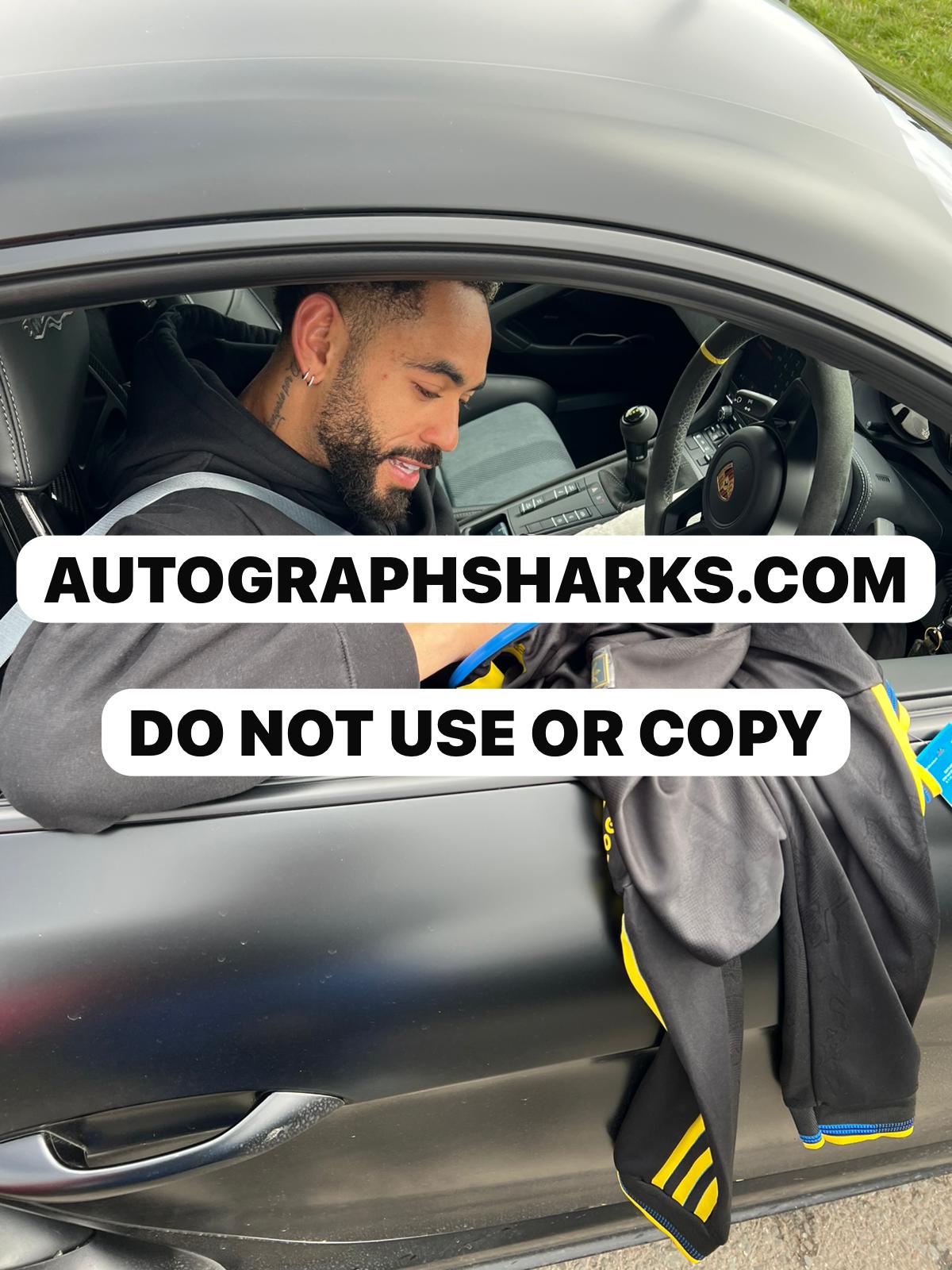 Signed Matheus Cunha Manchester United Autographed Player Version 3rd Shirt With COA & Proof