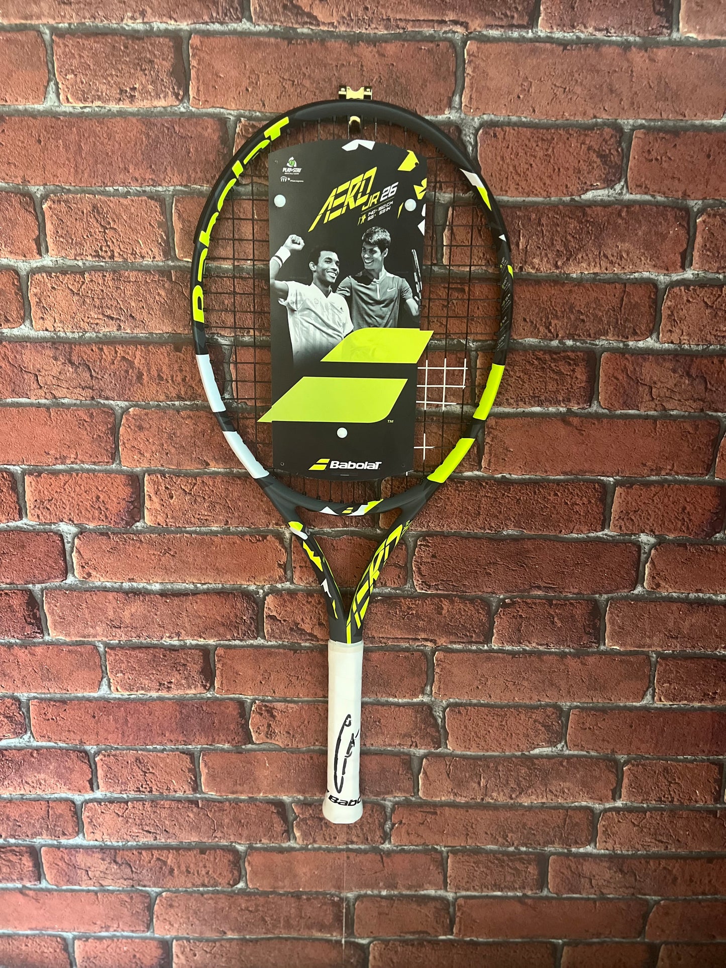 Signed Carlos Alcaraz Babolat Aero 26 Racket