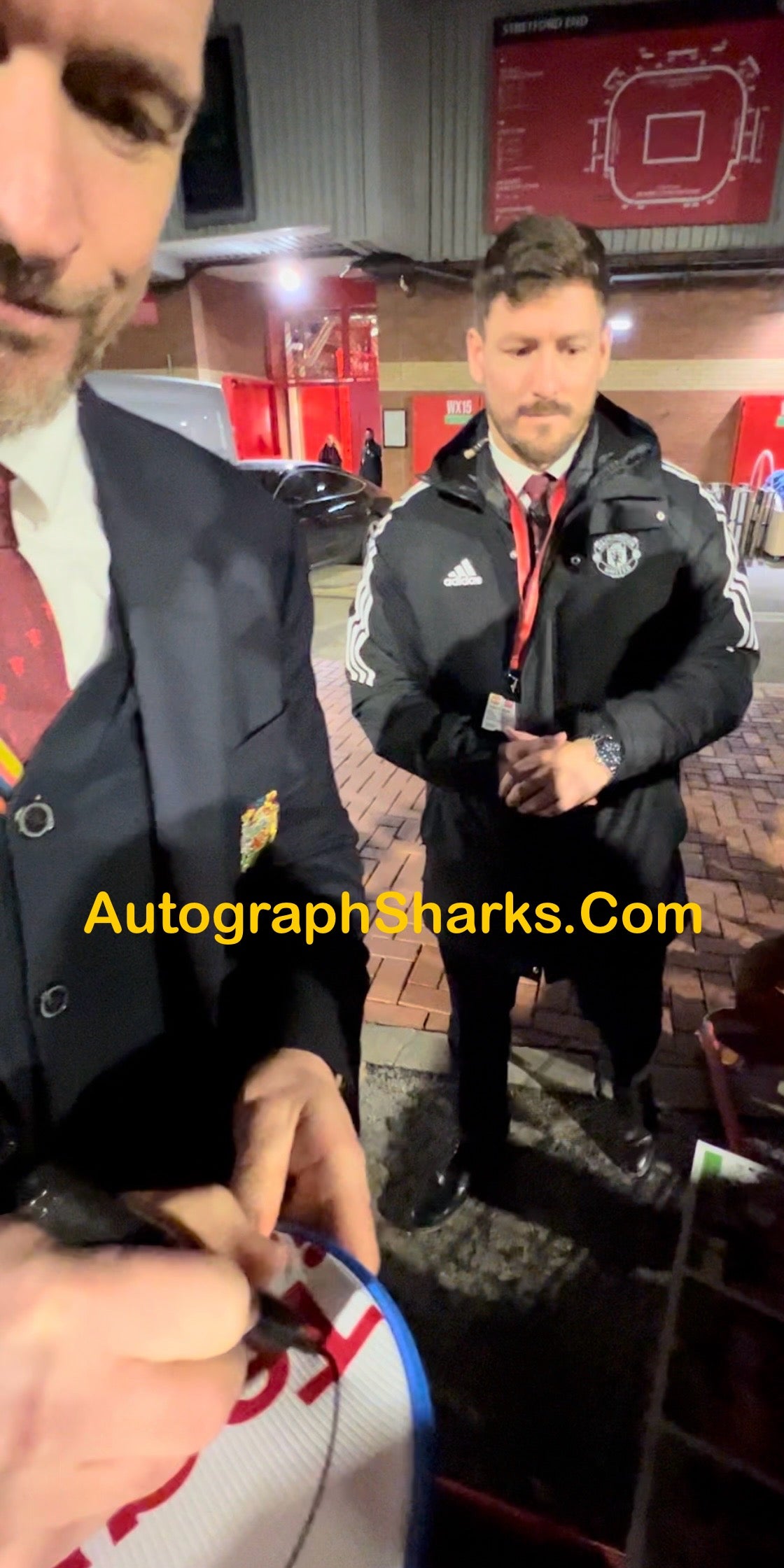 Signed Erik Ten Hag Manchester United 23/24 3rd Shirt