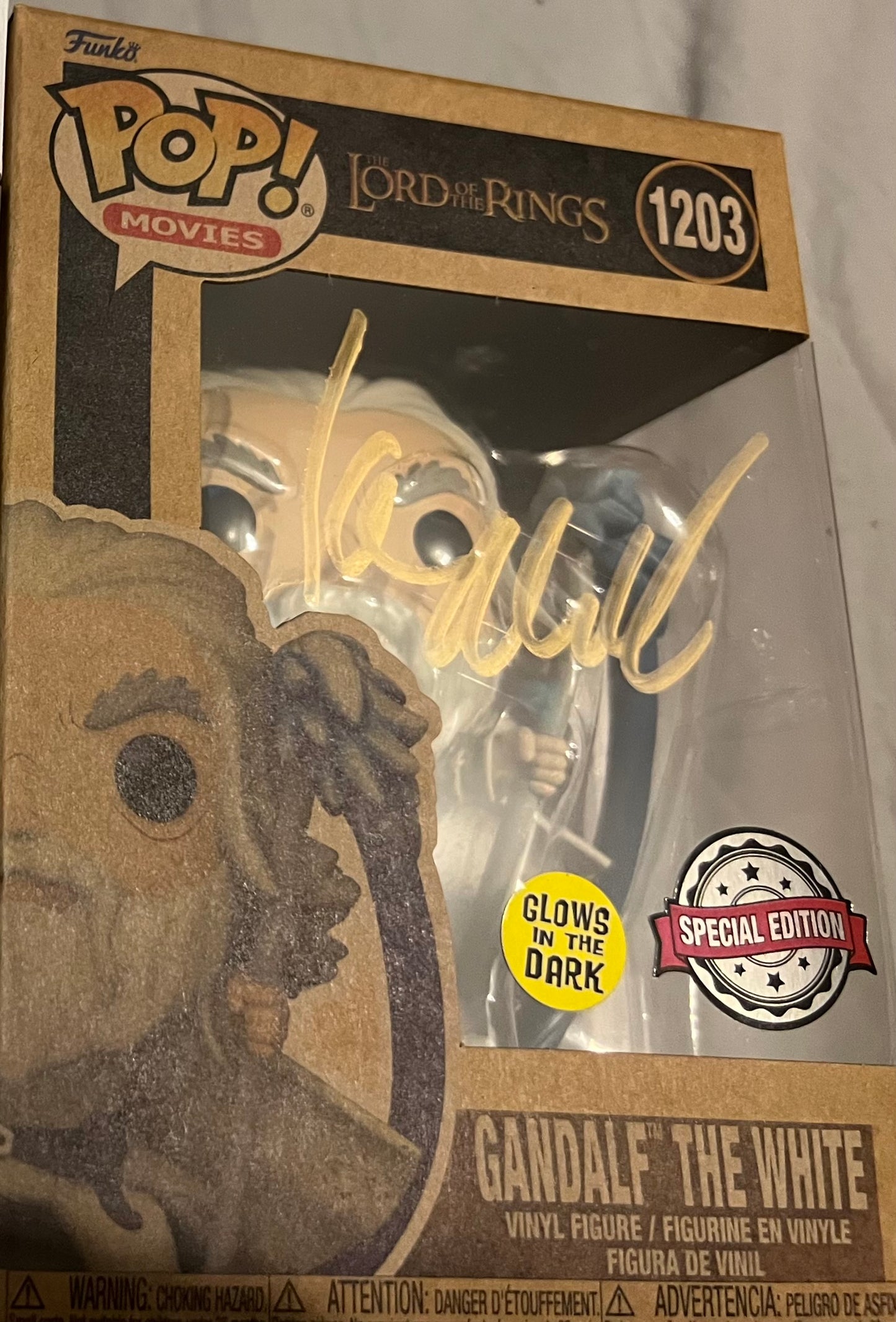 Signed Sir Ian McKellen Gandalf Funko Pop!