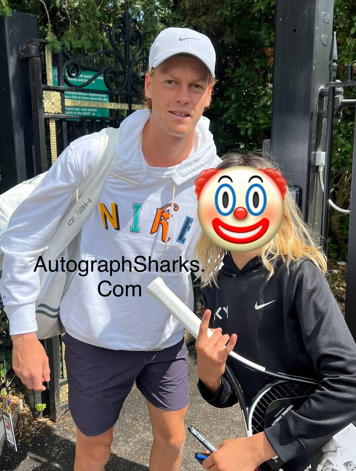 Signed Jannik Sinner Head Speed Tennis Racket