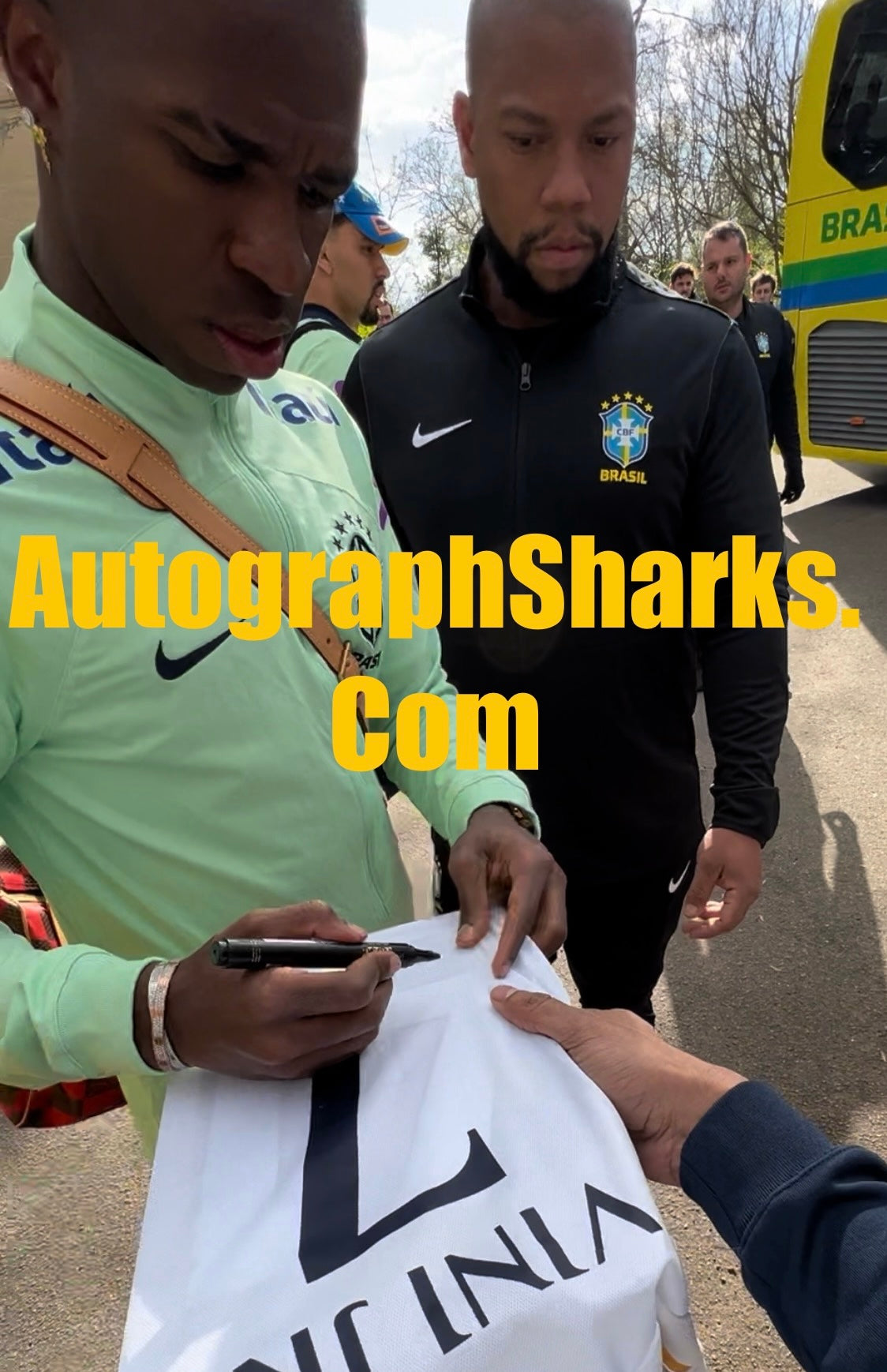 Signed Vinicius Junior Real Madrid 23/24 Home Shirt