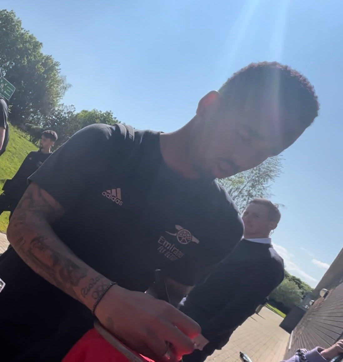 Signed Gabriel Jesus Arsenal Player’s Version Home Shirt