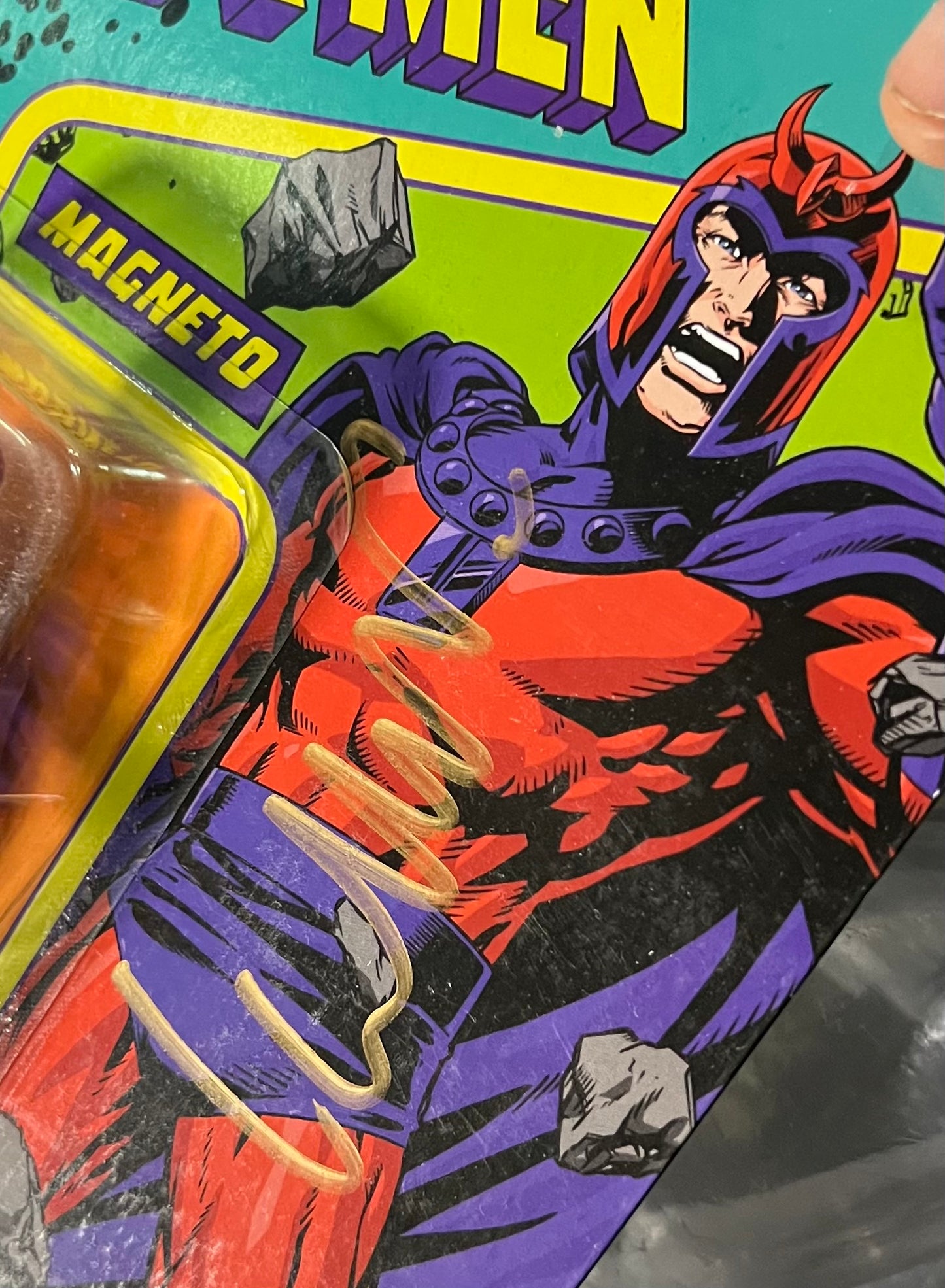 Signed Sir Ian McKellen Kenner Marvel X-Men Action Figure