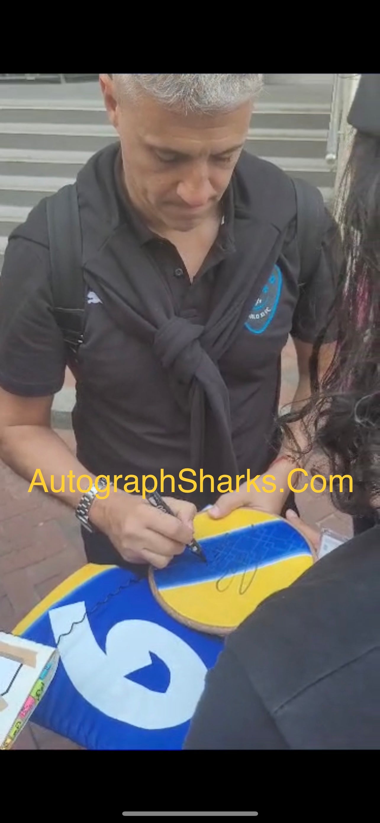 Signed Hernan Crespo Classic Argentina Home Shirt