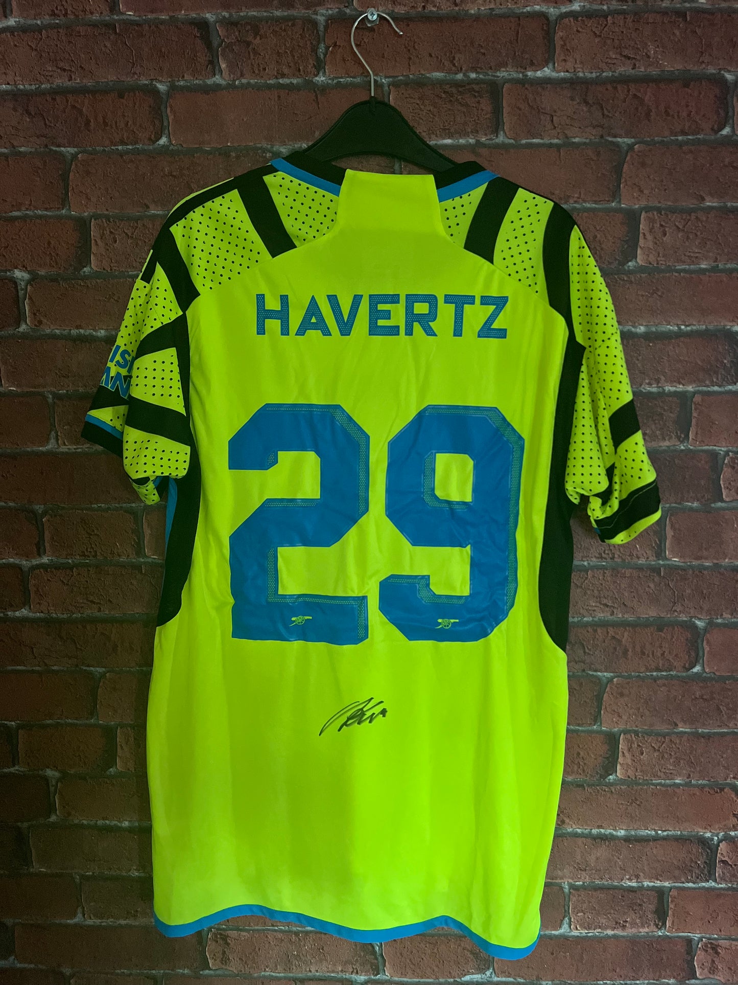 Signed Kai Havertz Arsenal 23/24 Away Shirt