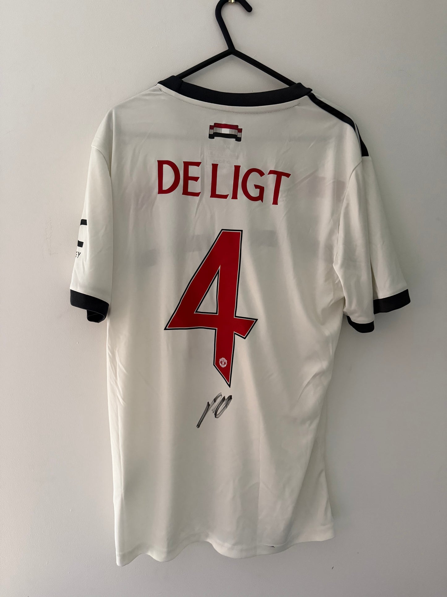 Signed Matthijs de Ligt Manchester United 24/25 3rd Shirt
