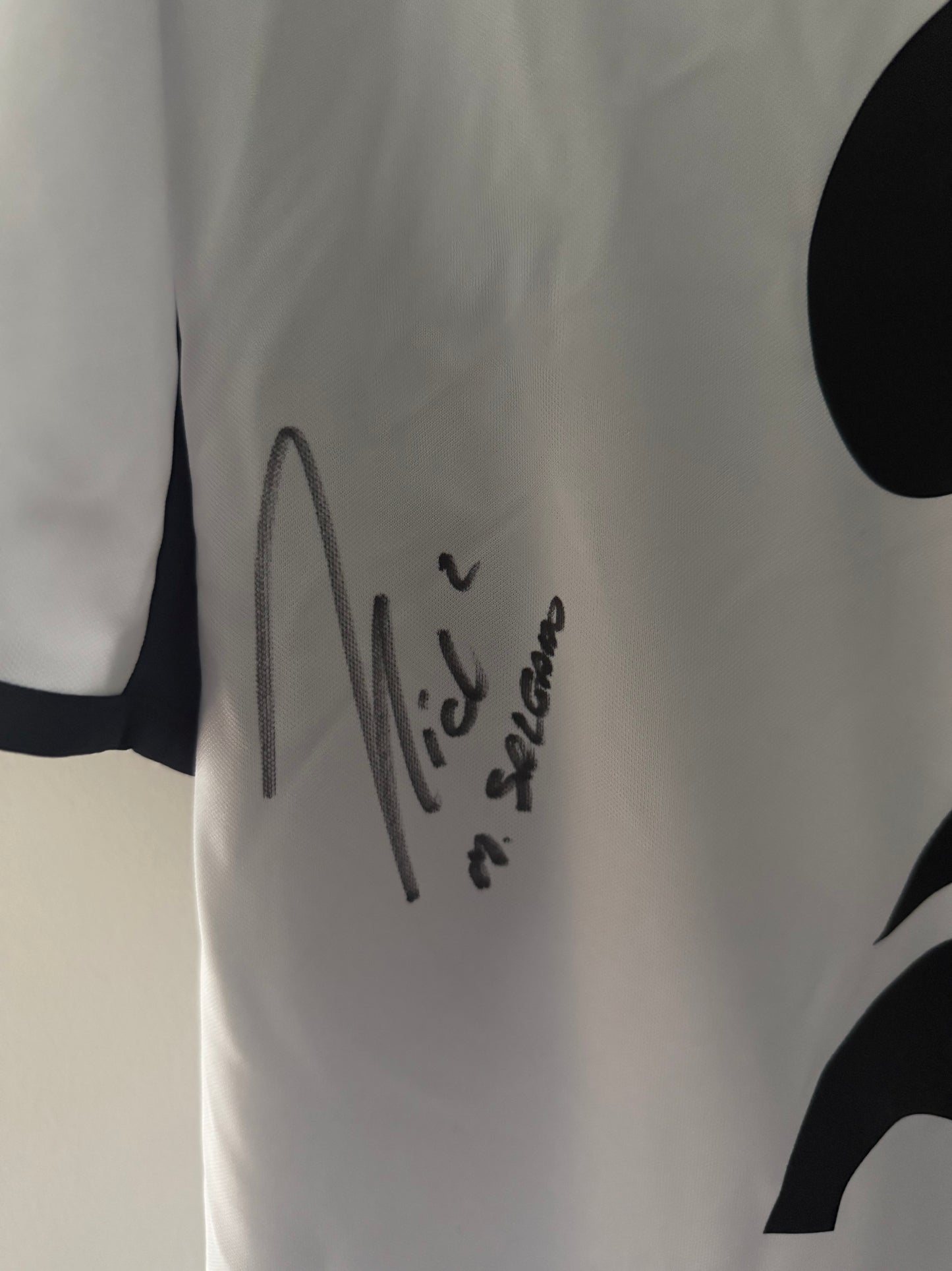 Signed Míchel Salgado Real Madrid 2000/01 La Liga Winning Shirt