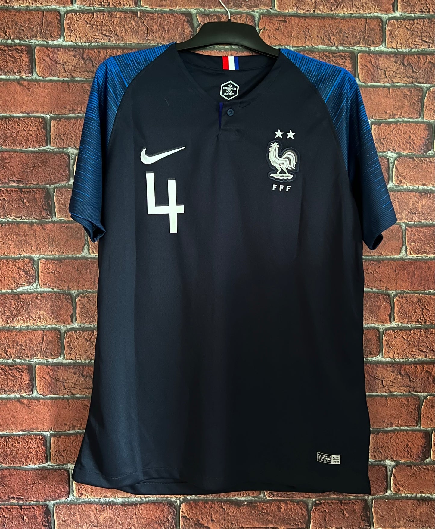 Signed Rafa Varane France World Cup 2018 Winning Home Shirt