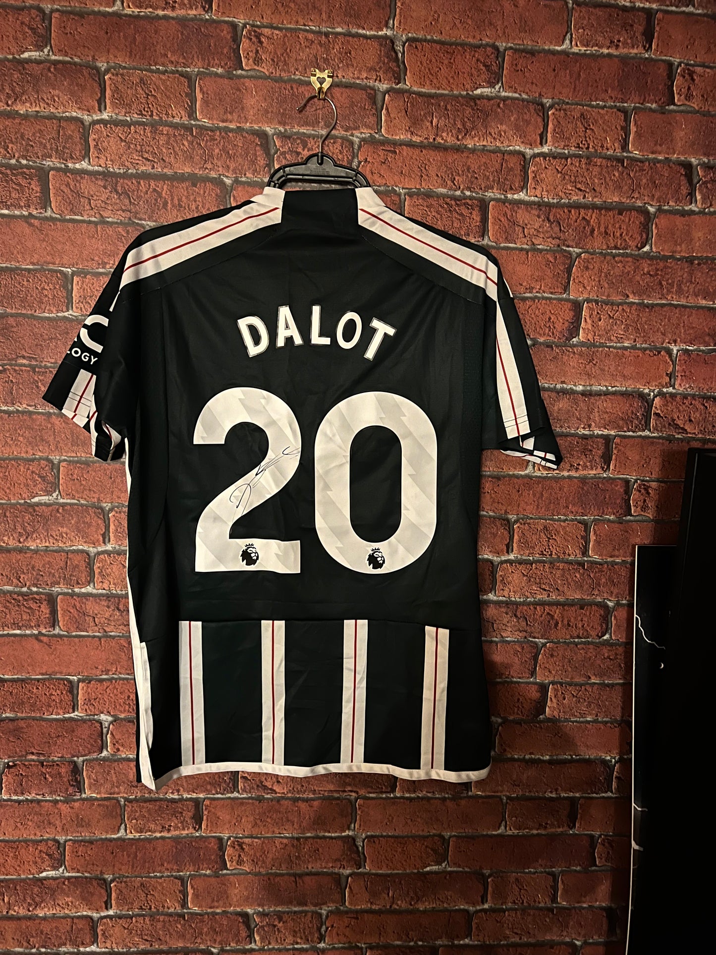 Signed Diego Dalot Manchester United 23/24 Away Shirt