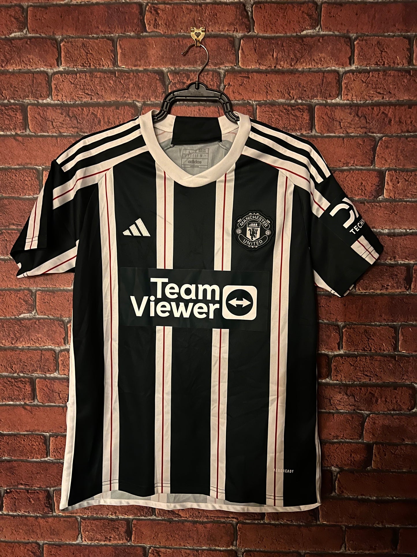 Signed Kobbie Mainoo Manchester United 23/24 Away Shirt