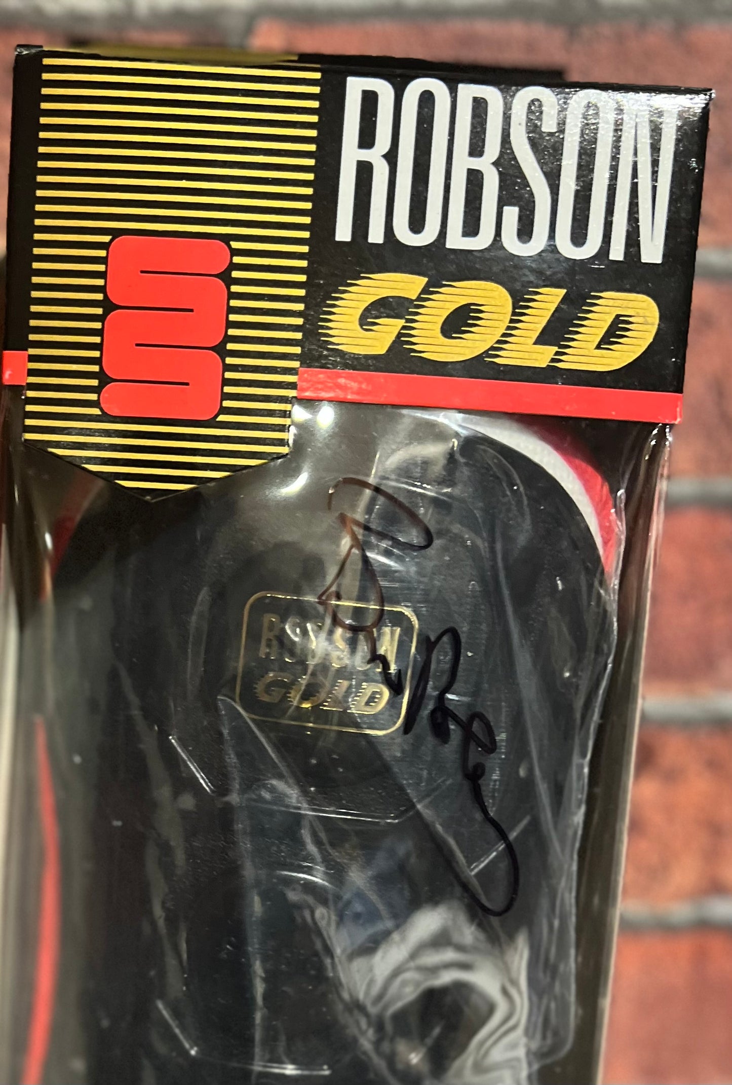Signed Bryan Robson “Robson Gold” Shinguards