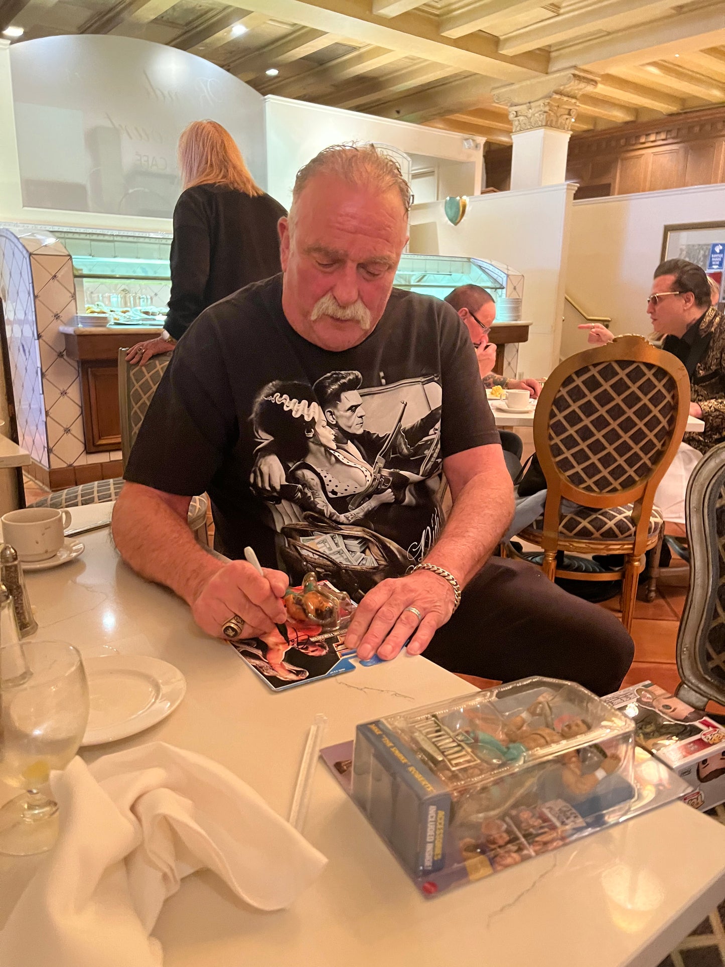 Signed WWE WWF MOC Hasbro Jake “the Snake” Roberts Action Figure