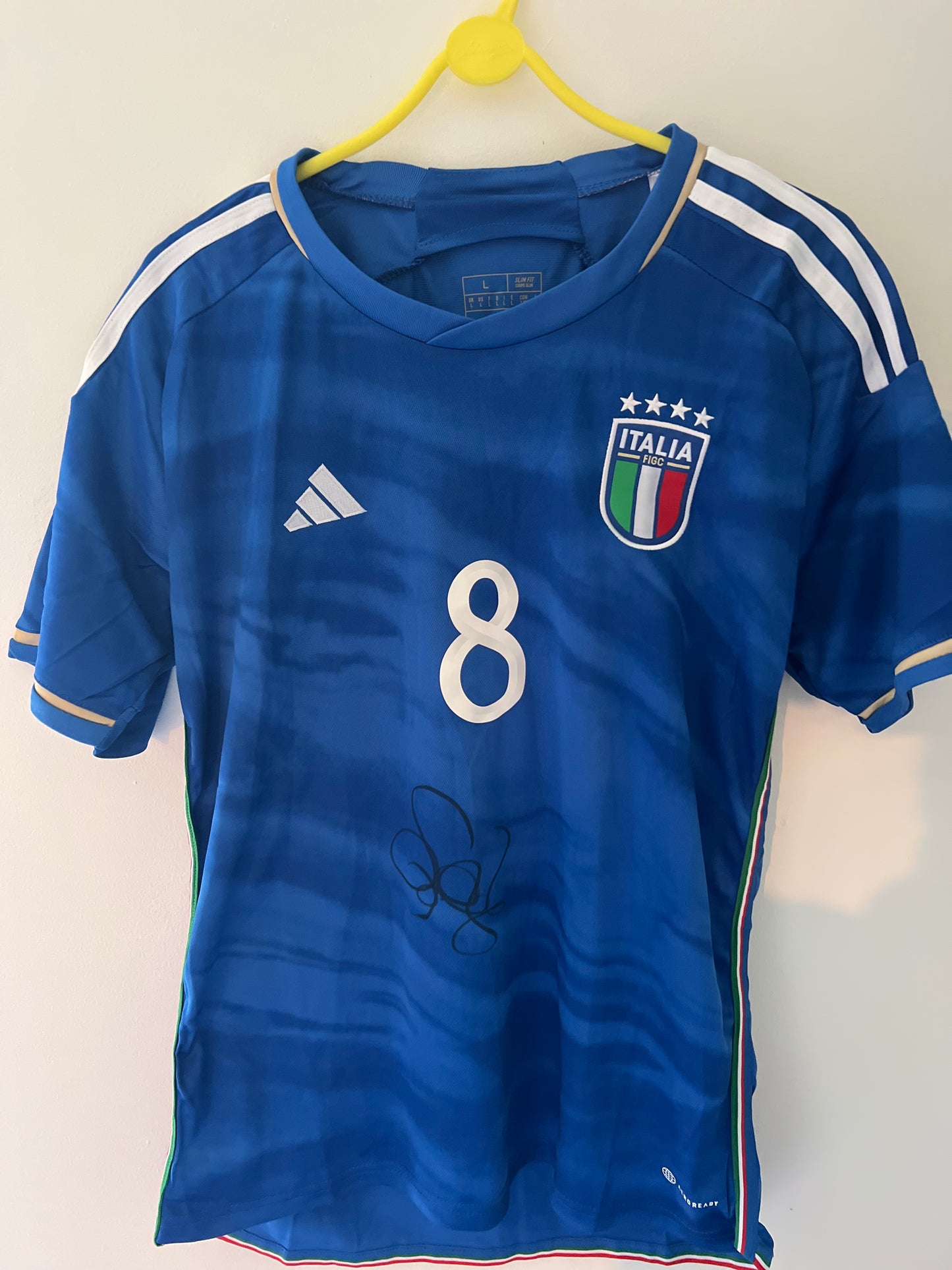Signed Luciano Spalletti Italy 2024 Home Shirt