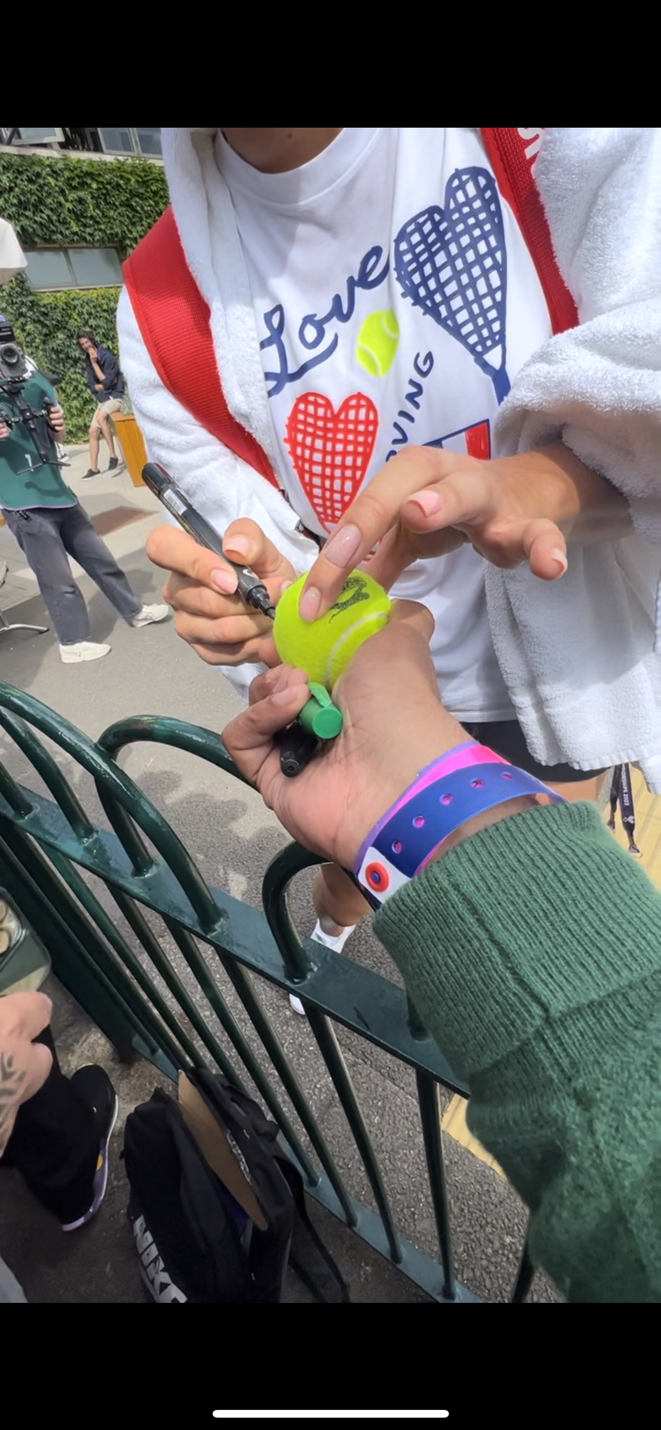Signed Aryna Sabalenka Tennis Ball