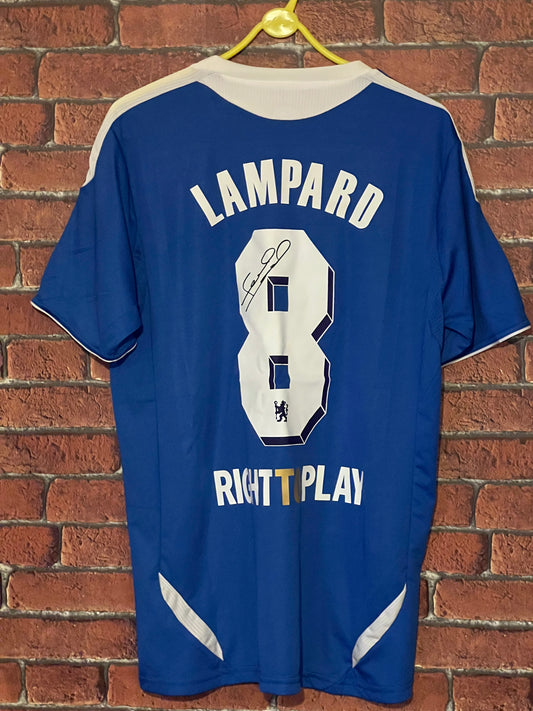 Signed Frank Lampard 2012 Champions League Winners Shirt