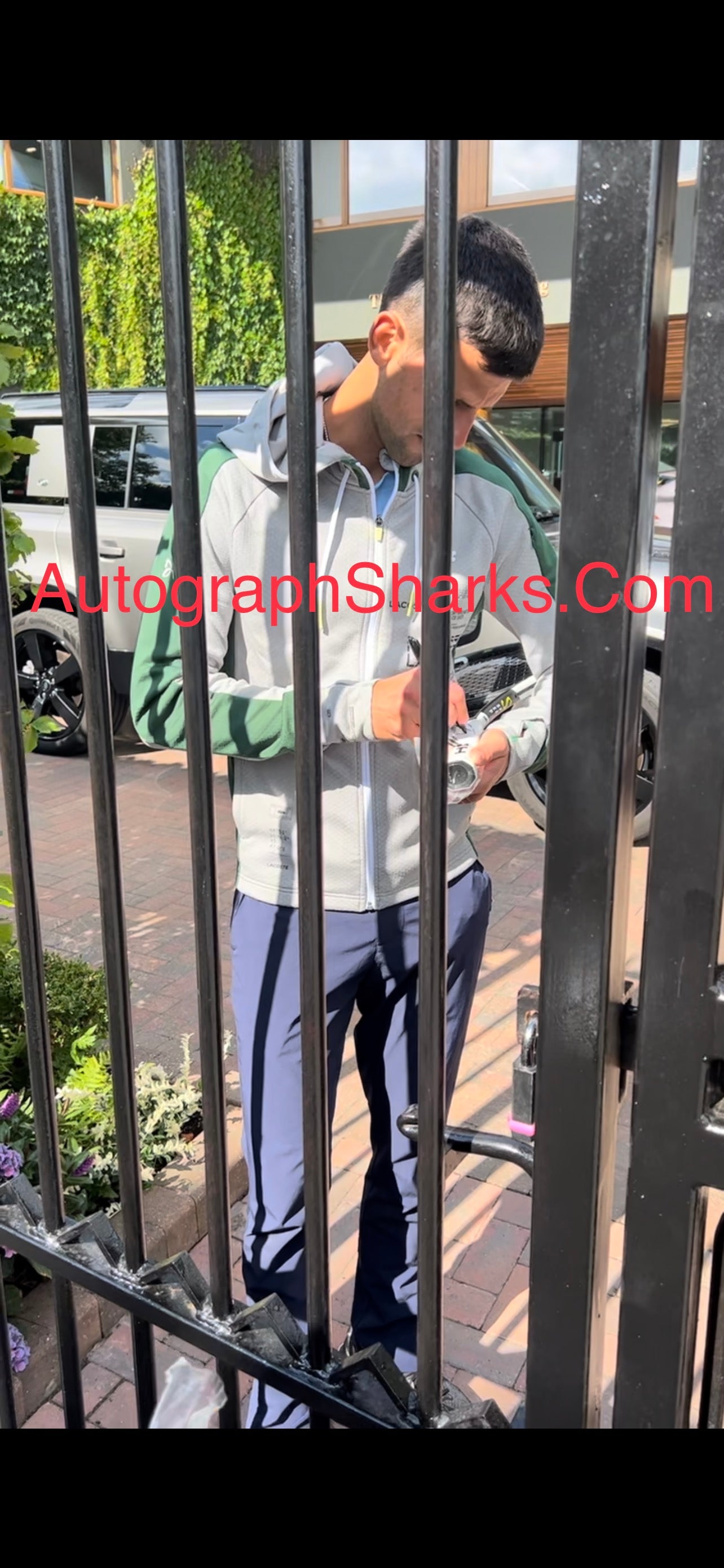 Signed Novak Djokovic Head Speed Tennis Racket with Beckett Authentication Sticker