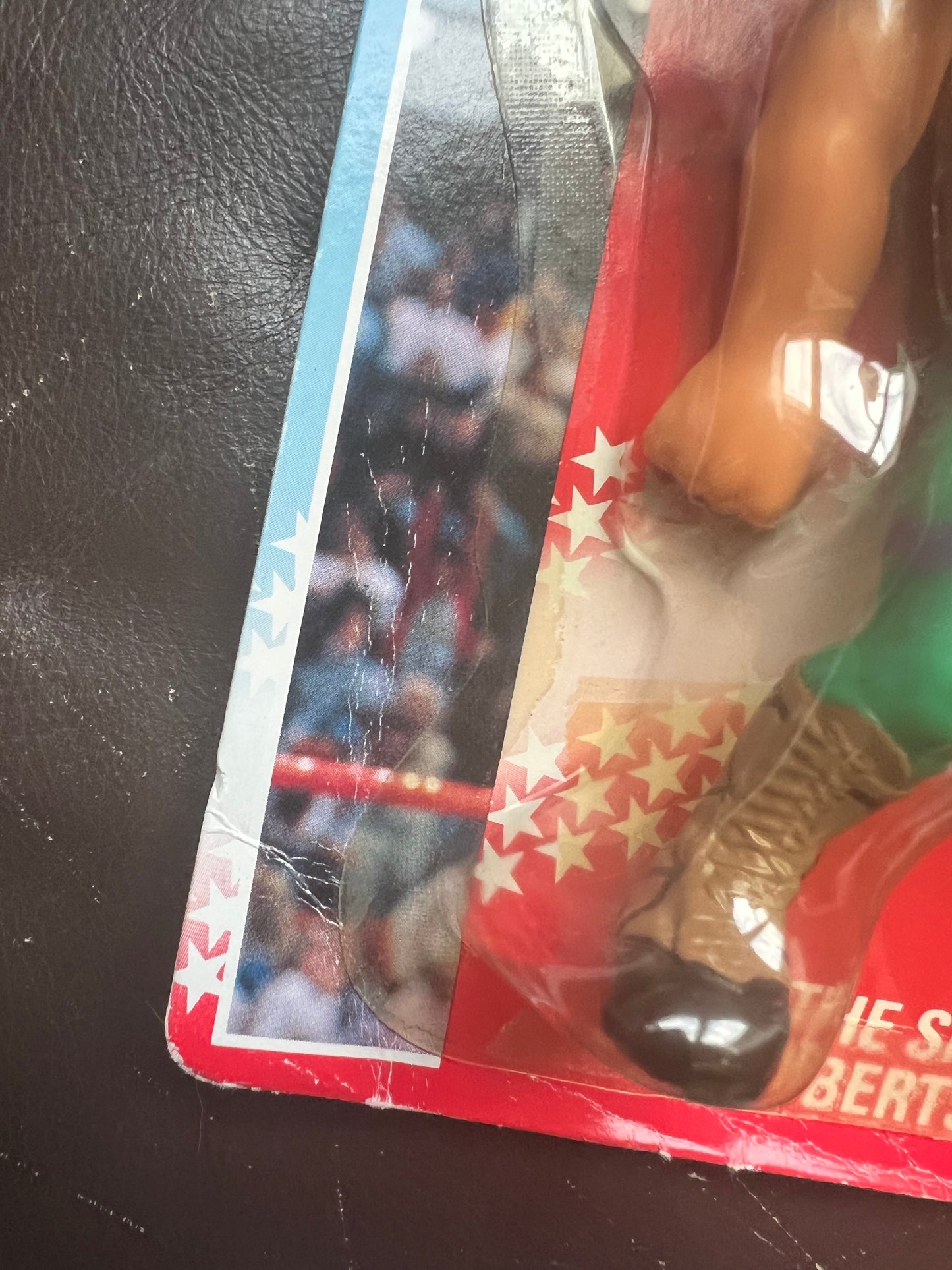 Signed WWE WWF MOC Hasbro Jake “the Snake” Roberts Action Figure