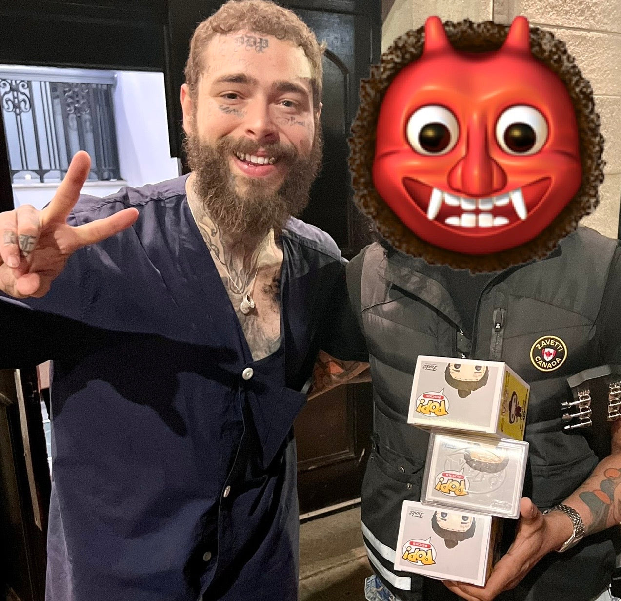 Signed Post Malone Funko Pop (Red Ink)