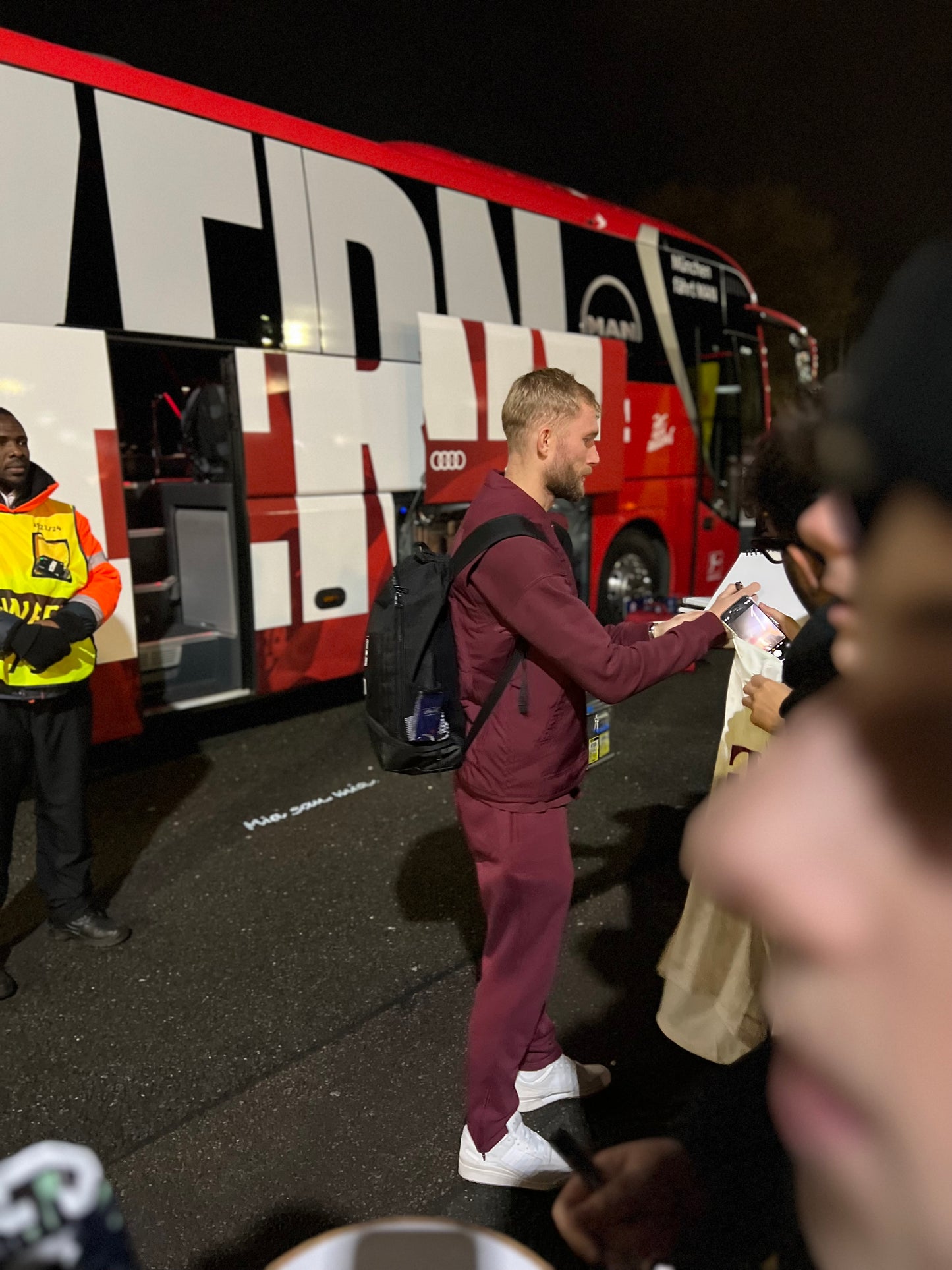 Signed Konrad Laimer Bayern Munich Home Shirt