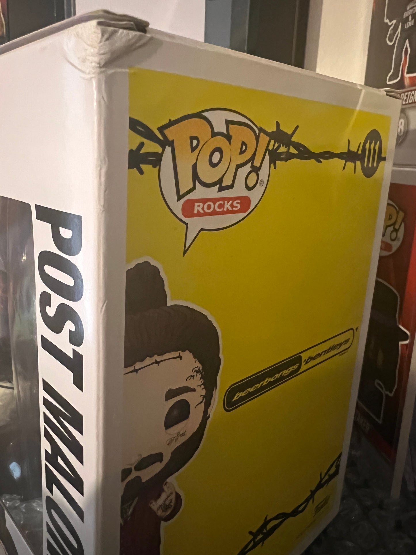 Signed Post Malone Funko Pop (Silver Sharpie Ink)