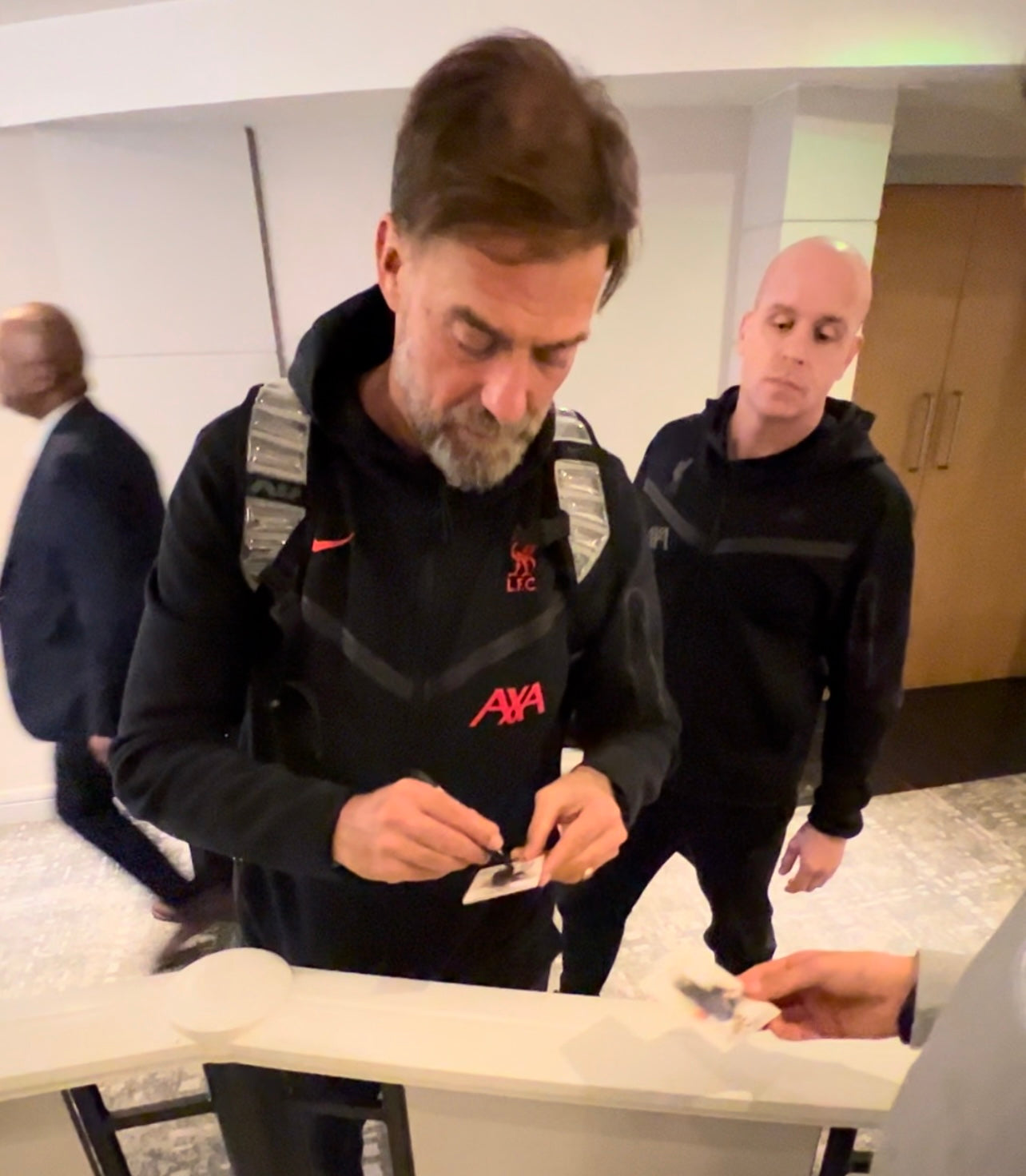 Signed Jürgen Klopp Futera Trading Card