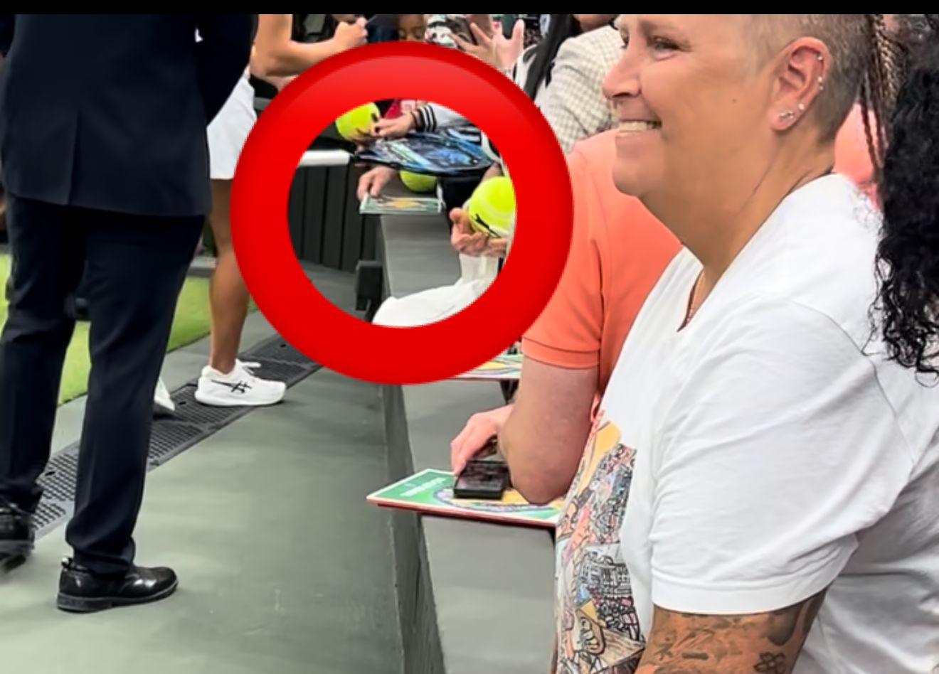 Signed Jasmine Paolini Yonex Tennis Racket (DOUBLE SIGNED)