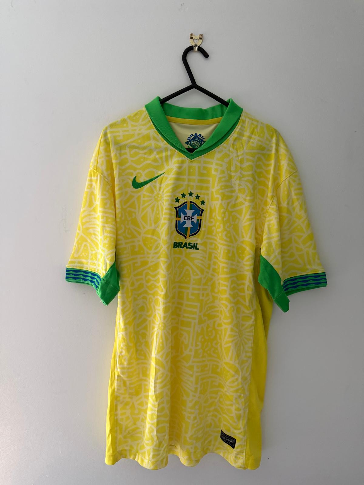 Signed Richarlison Brazil Home Shirt