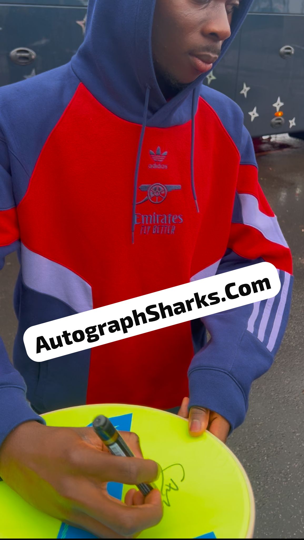 Signed Bukayo Saka  Arsenal 23/24 Player Version Away Shirt