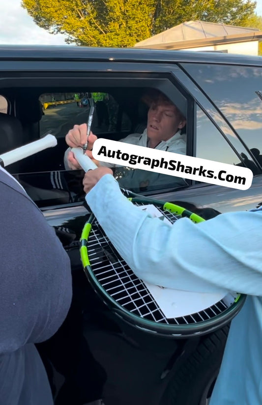 Signed Jannik Sinner Babolat Wimbledon Tennis Racket