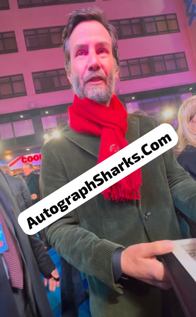 Signed Keanu Reeves Neo Matrix Funko Pop