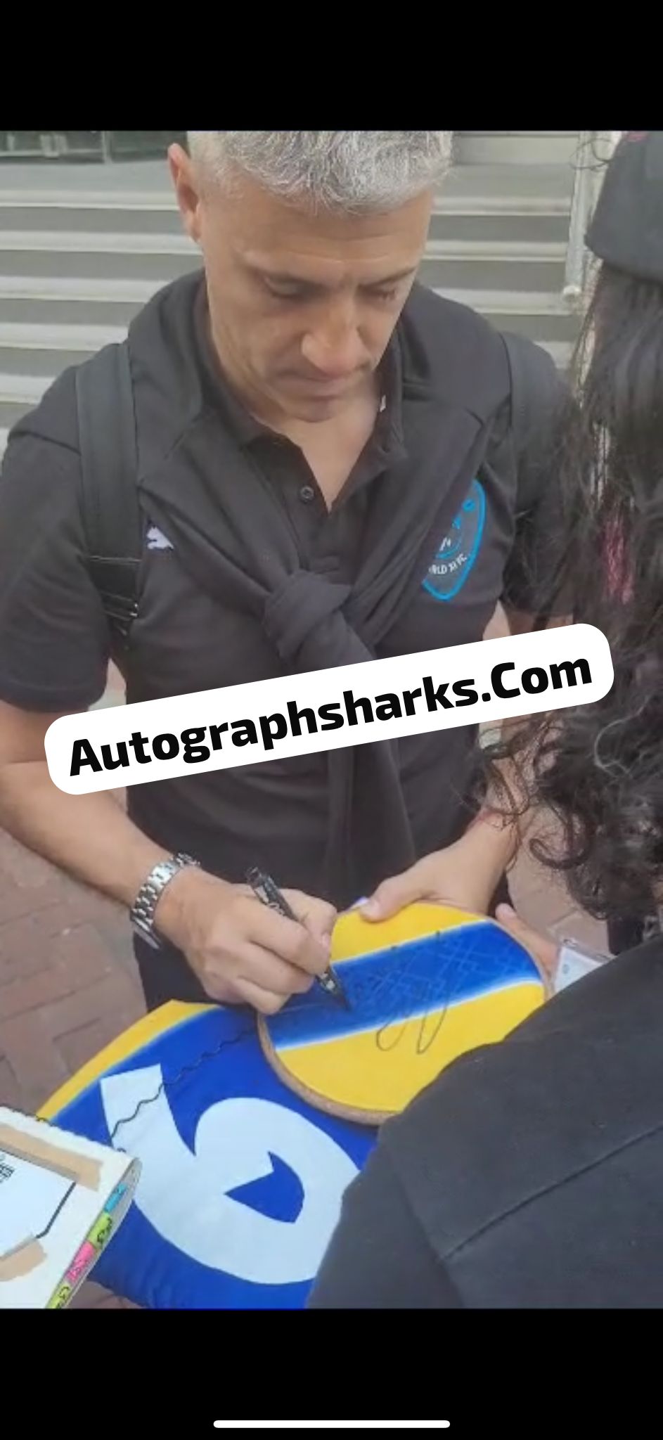 Signed Hernan Crespo Classic Argentina Home Shirt