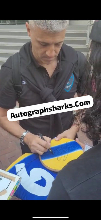 Signed Hernan Crespo Classic Argentina Home Shirt