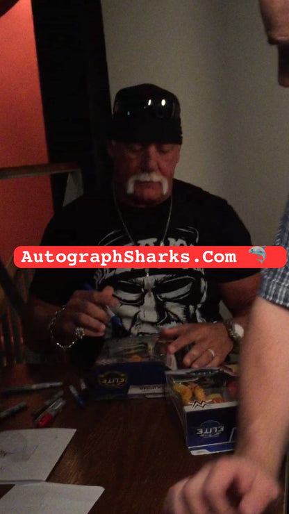 Signed Hulk Hogan Mattel Elite Hall Of Fame WrestleMania IX Figure