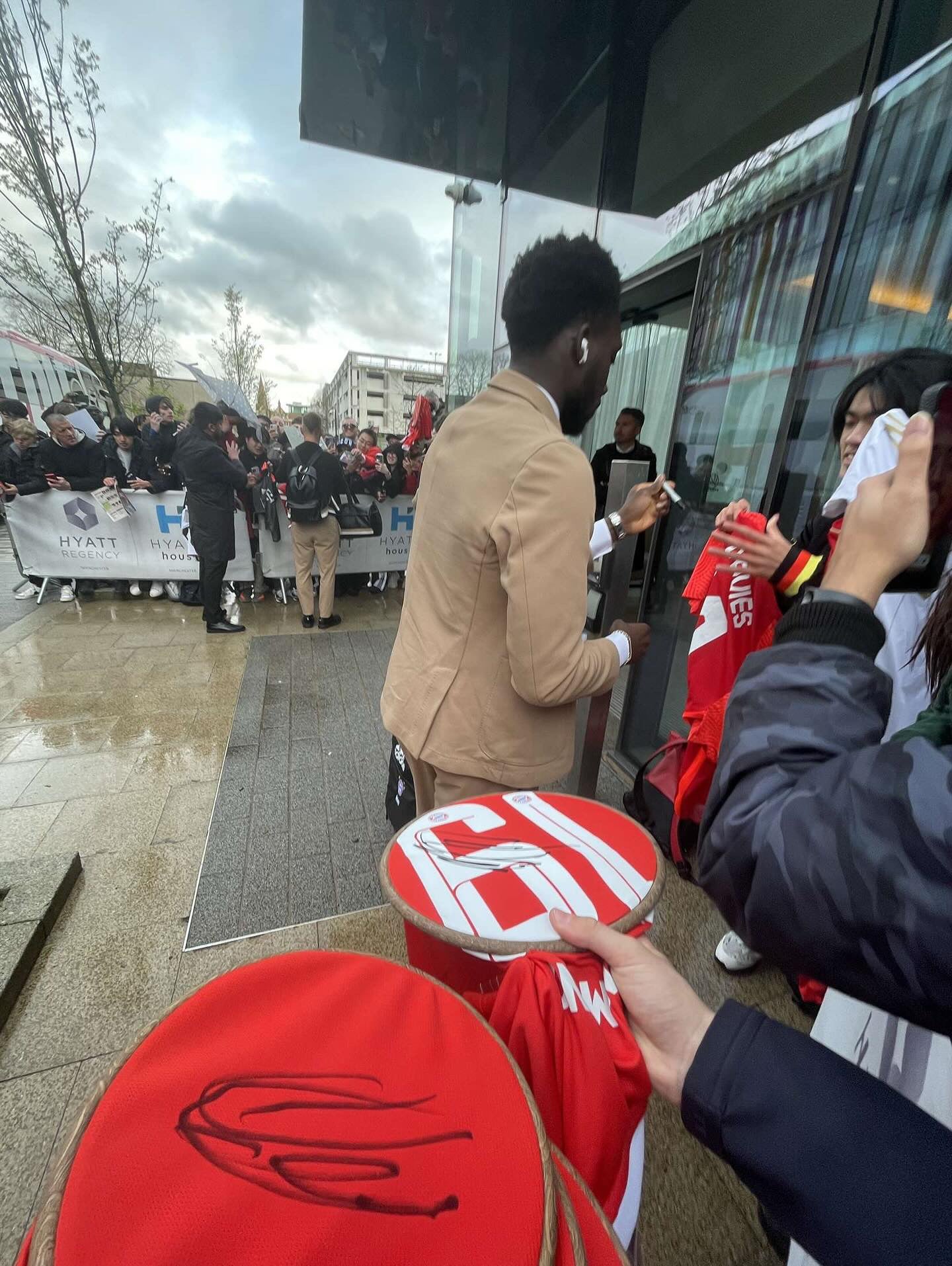 Signed Alphonso Davies Bayern Munich Home Shirt