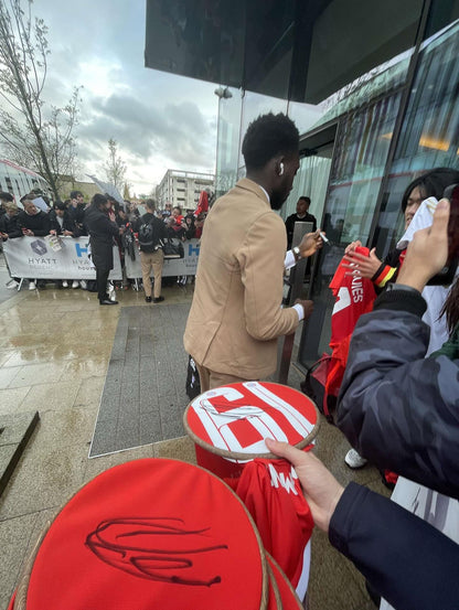 Signed Alphonso Davies Bayern Munich Home Shirt