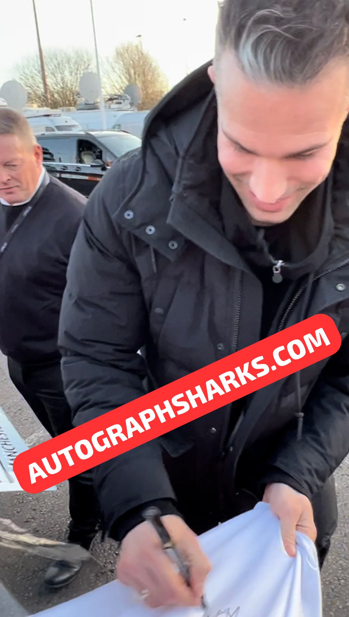 Signed Framed Robin Van Persie Manchester United Player’s Version Away Shirt