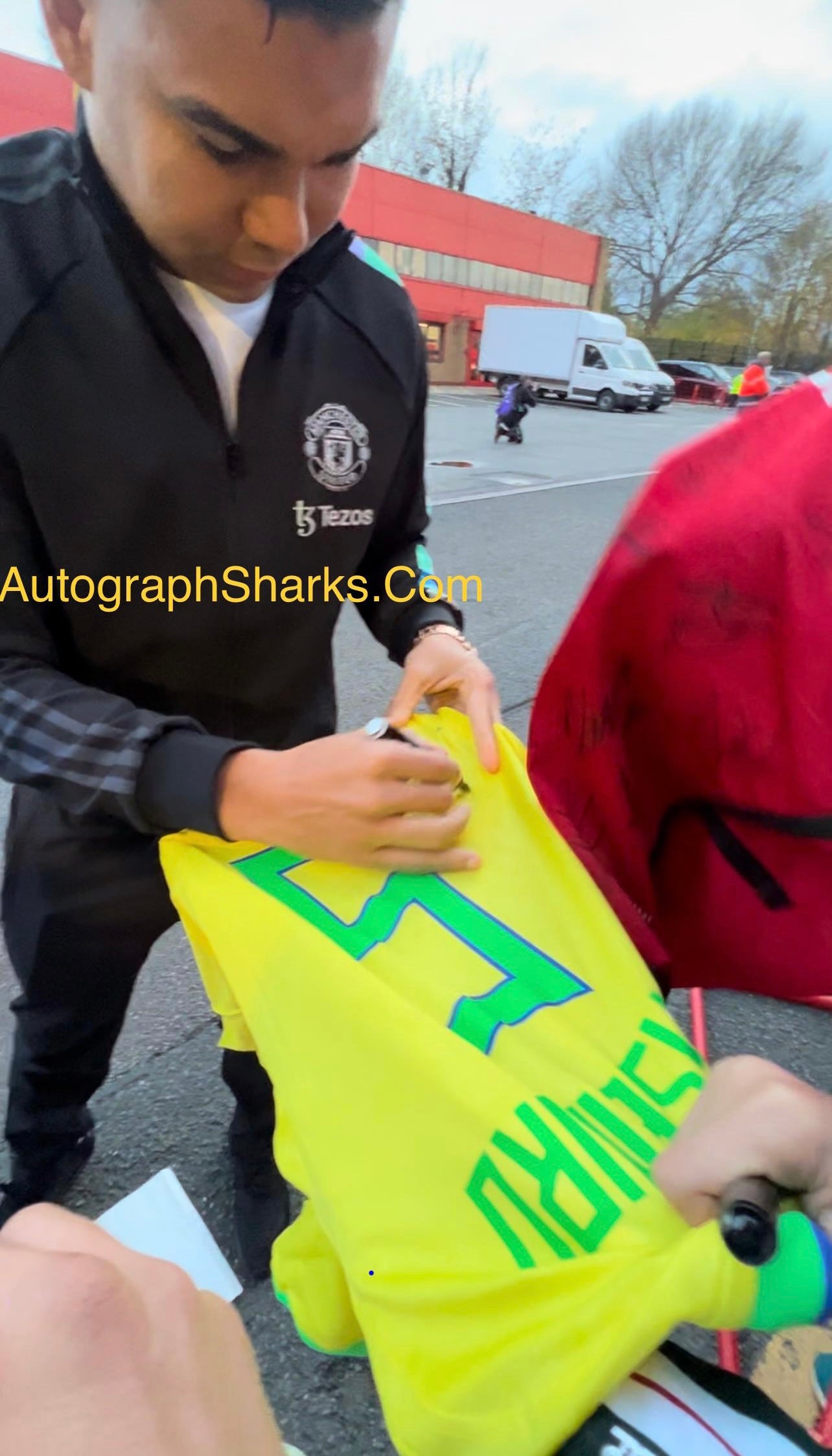 Signed Casemiro Brazil Home Shirt