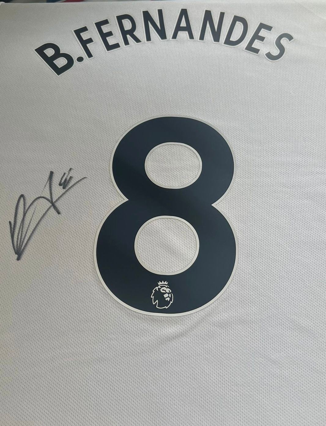 Signed Bruno Fernandes Kids Manchester United Away Shirt