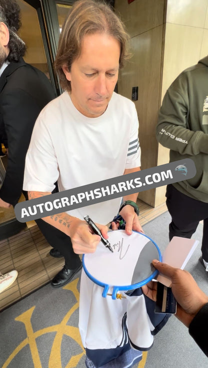 Signed Míchel Salgado Real Madrid 2000/01 La Liga Winning Shirt