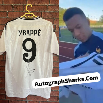 Signed Kylian Mbappe Real Madrid 25/26 Home Jersey