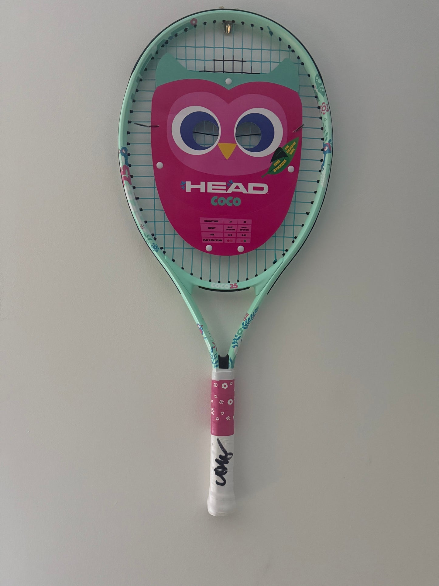 Signed Coco Gauff Head “Coco 25” Tennis Racket