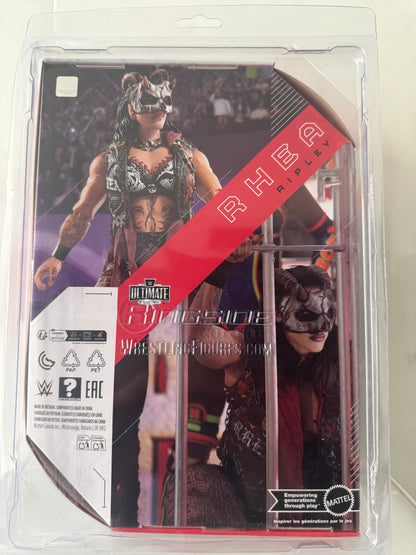 WWE Signed Mattel Ultimate Edition Rhea Ripley Figure W/Protector + COA + PROOF
