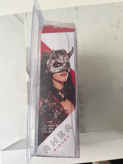 WWE Signed Mattel Ultimate Edition Rhea Ripley Figure W/Protector + COA + PROOF