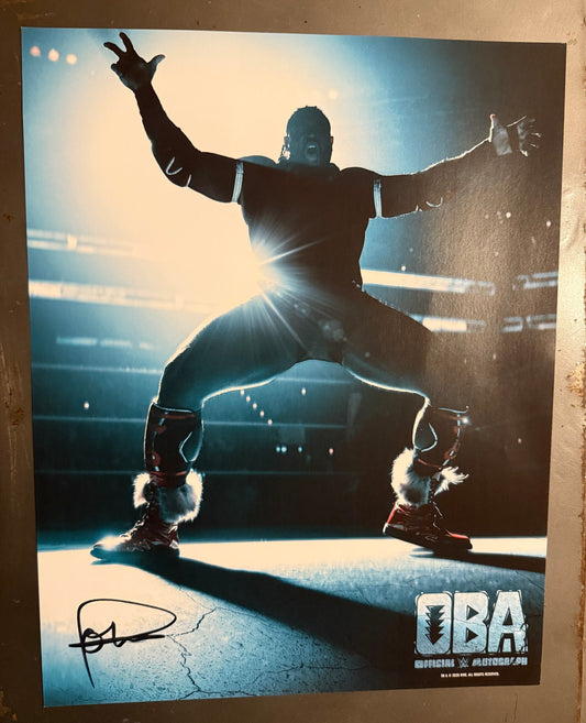 WWE Signed Oba Femi Official Autographed Promo Photo