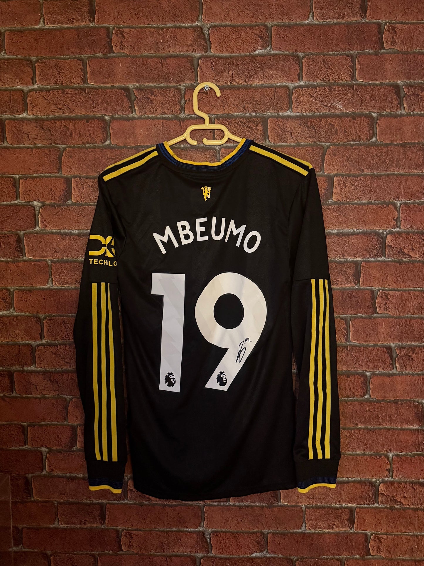 Signed Bryan Mbeumo Manchester United Autographed Player Version 3rd Shirt With COA & Proof