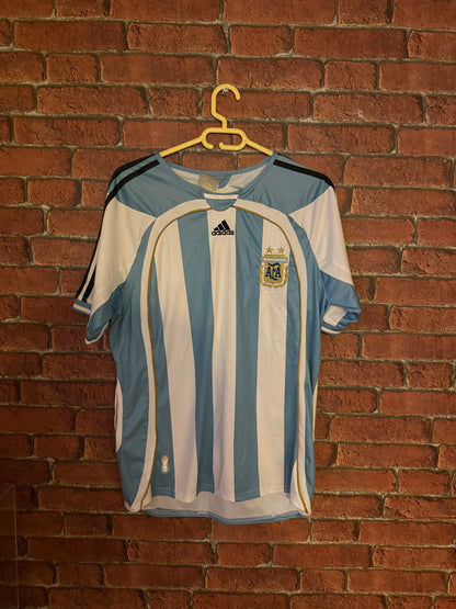 Signed Hernan Crespo Classic Argentina Home Shirt
