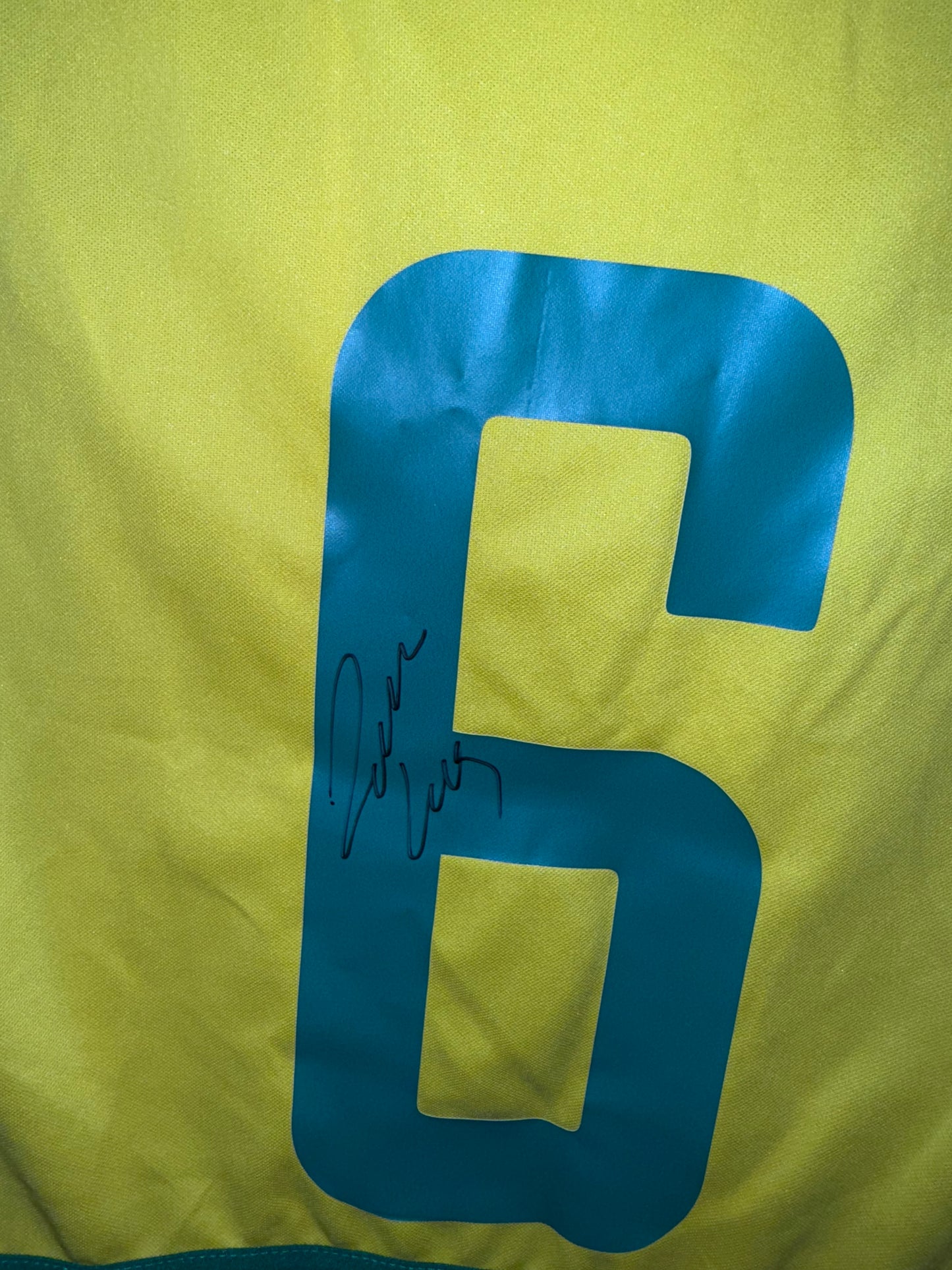 Signed Roberto Carlos Brazil World Cup 2002 Home Shirt With COA