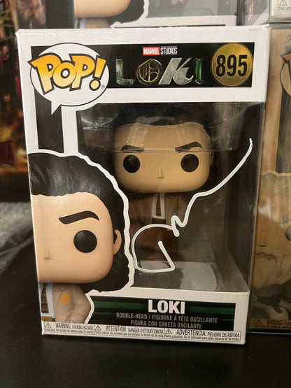 Signed Tom Hiddleston Loki Funko Pop!