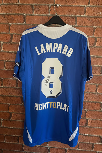 Signed Frank Lampard 2012 Champions League Winners Shirt